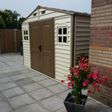 Foto van Duramax Kunststof Tuinhuis WoodSide 10x8