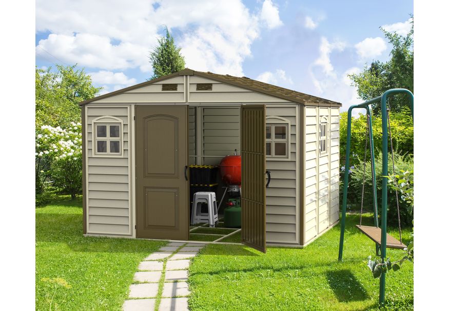 Duramax Gerätehaus WoodSide 10x8 Foto von Duramax Gerätehaus WoodSide 10x8