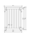 Foto von Azalp Ofenschutz in U-Form Erle 63x42x82 cm