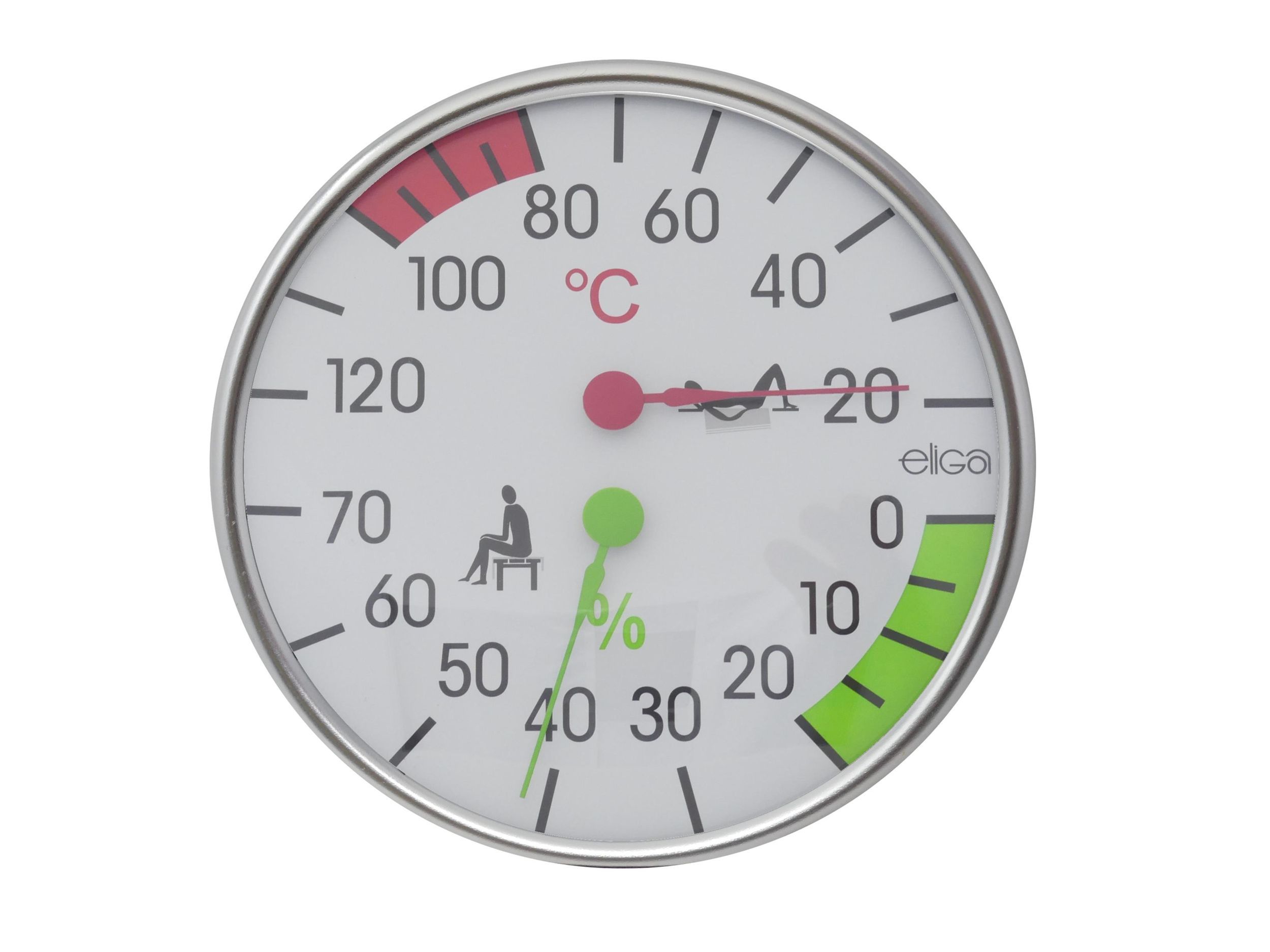 Foto van Hot Orange Thermo-hygrometer