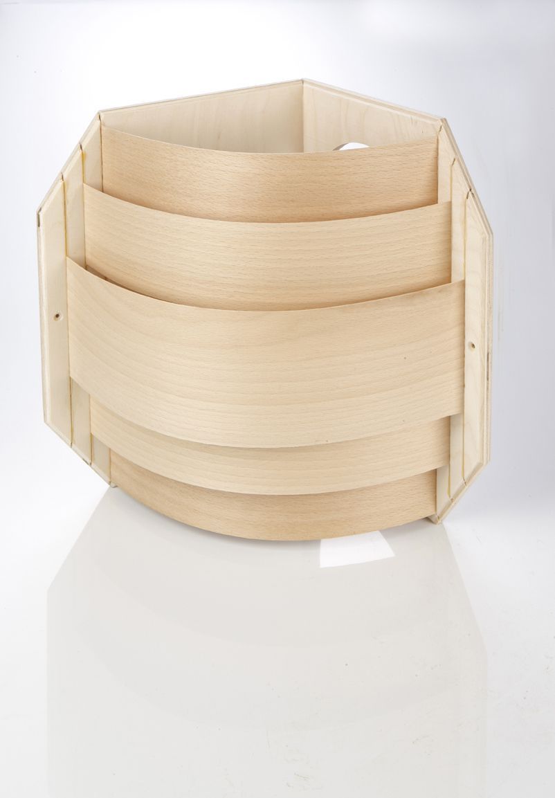 Foto van Hot Orange sauna lampscherm hoekmodel