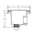 Foto van Hayward 3255 bodemput voor liner/foliebaden
