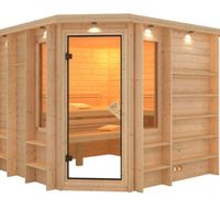Foto van Karibu 39814 Marona hoeksauna binnen