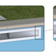 Foto van Weltico A800 wit hoogwaterlijn skimmer beton/liner/folie baden