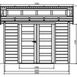 Foto van Solid s8246 tuinhuis Milano