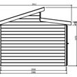 Foto van Solid s8246 tuinhuis Milano
