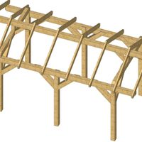 Foto der Azalp Holzern Carport Andy 250x250 cm
