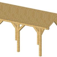 Foto der Azalp Holzern Carport Andy 250x250 cm