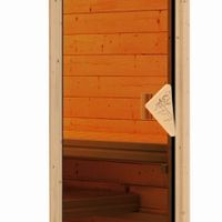 Foto van Karibu 71042 Taurin hoeksauna binnen