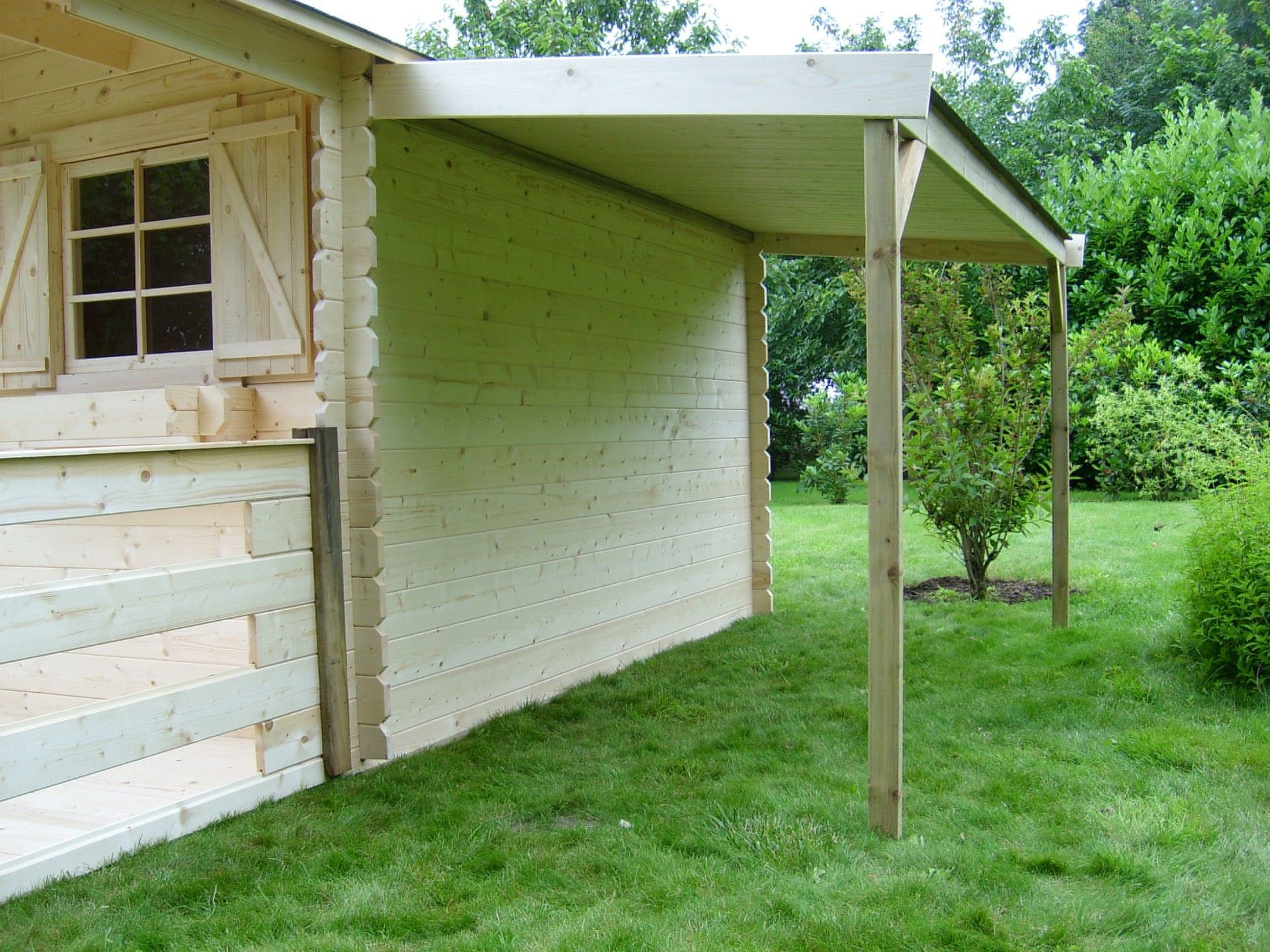 Foto van Solid zijdak voor blokhut