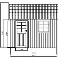 Foto van Solid s8717 tuinhuis Oleron