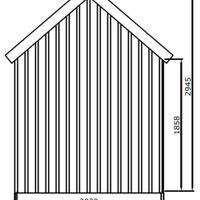 Foto van Solid s8717 tuinhuis Oleron