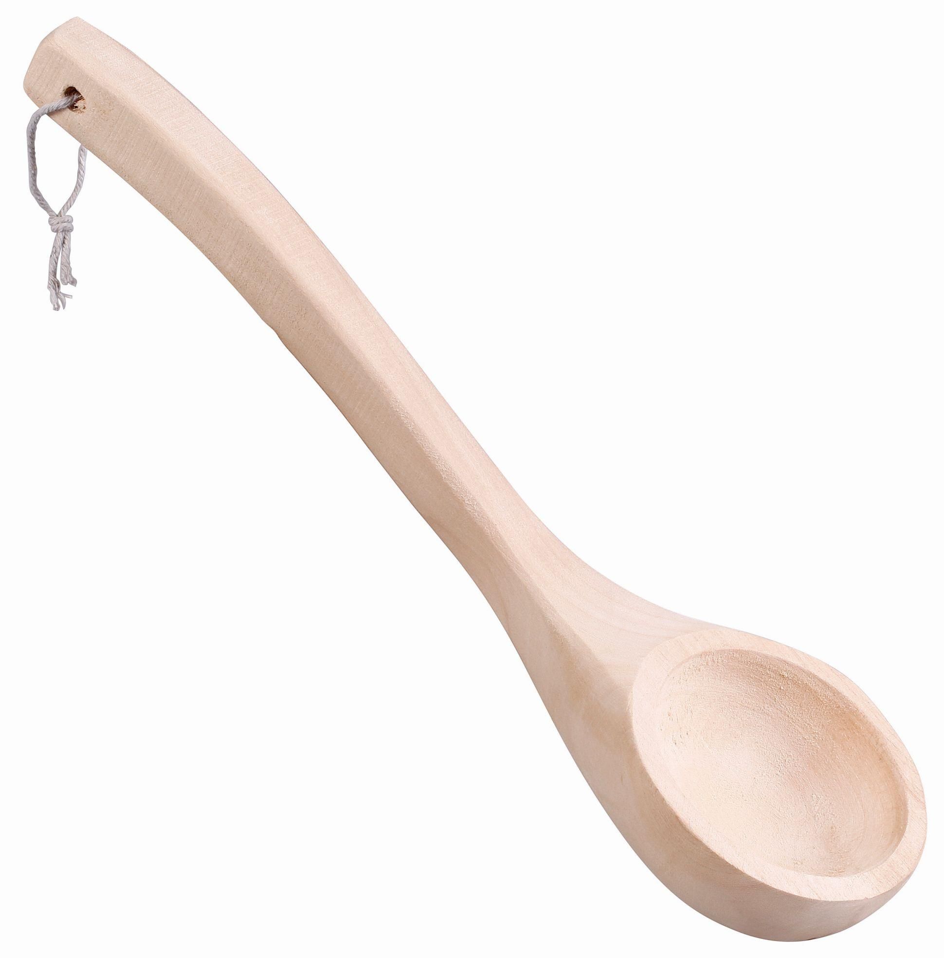 Foto van Hot Orange Saunalepel 40 cm