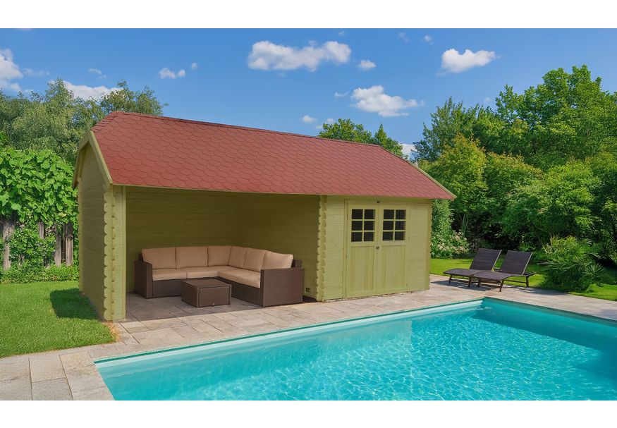 Foto van Solid tuinhuis York (S8509-1) - Hogedruk geïmpregneerd