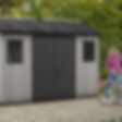 Foto von Keter Oakland 1175 Kunststoff Gartenhaus Grau (O)