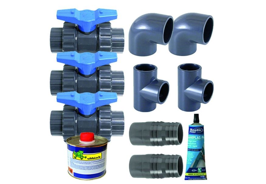 Ubbink Deluxe-Bypass-Set für Wärmepumpen* Foto von Ubbink Deluxe-Bypass-Set für Wärmepumpen*