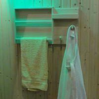 Foto van Liberty Wellness Sauna accessoire - kapstok