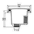 Foto van Hayward 3253 bodemput voor liner/foliebaden (O)