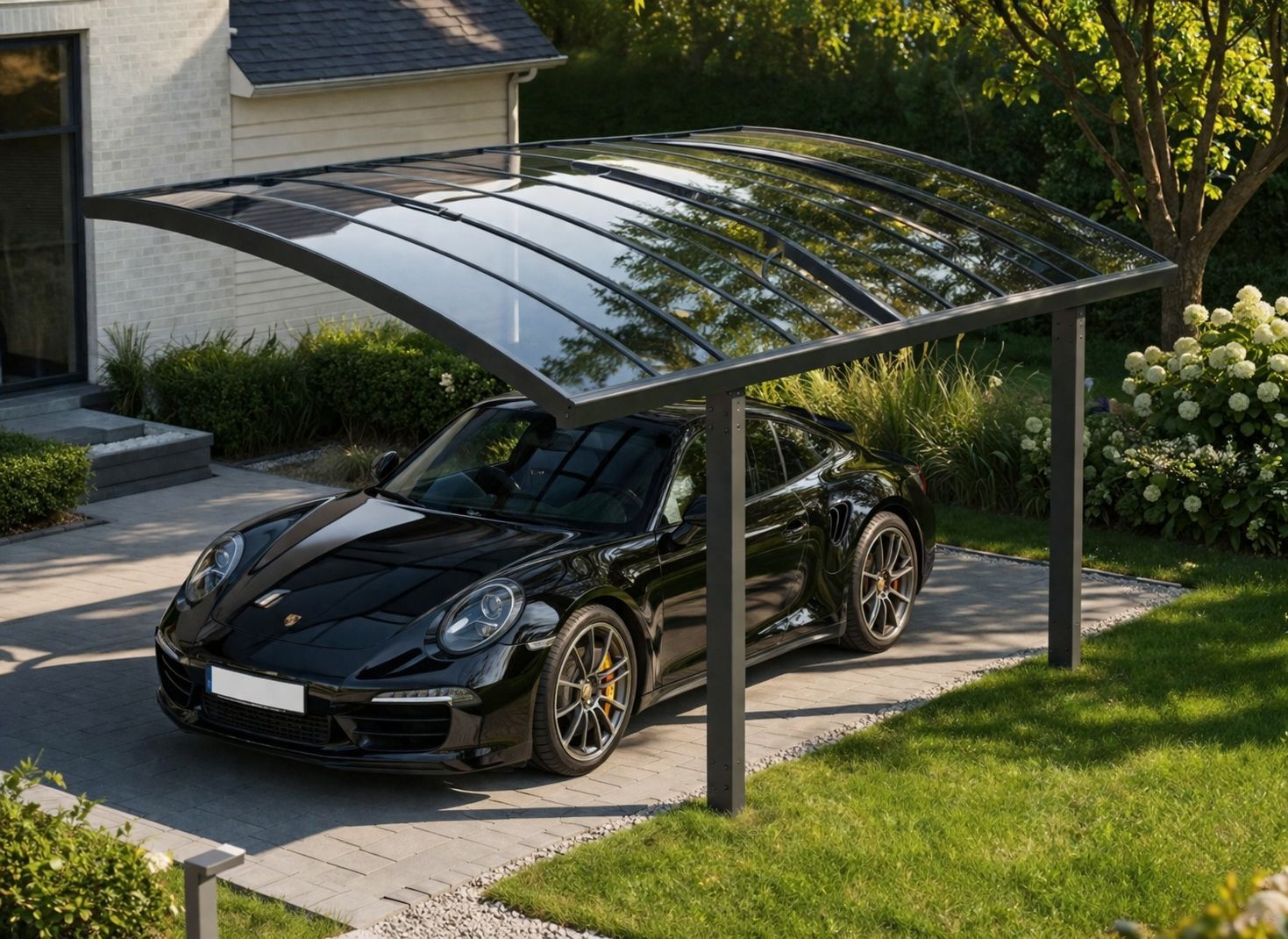 Foto van Palram - Canopia Arizona Breeze Enkele Aluminium Carport