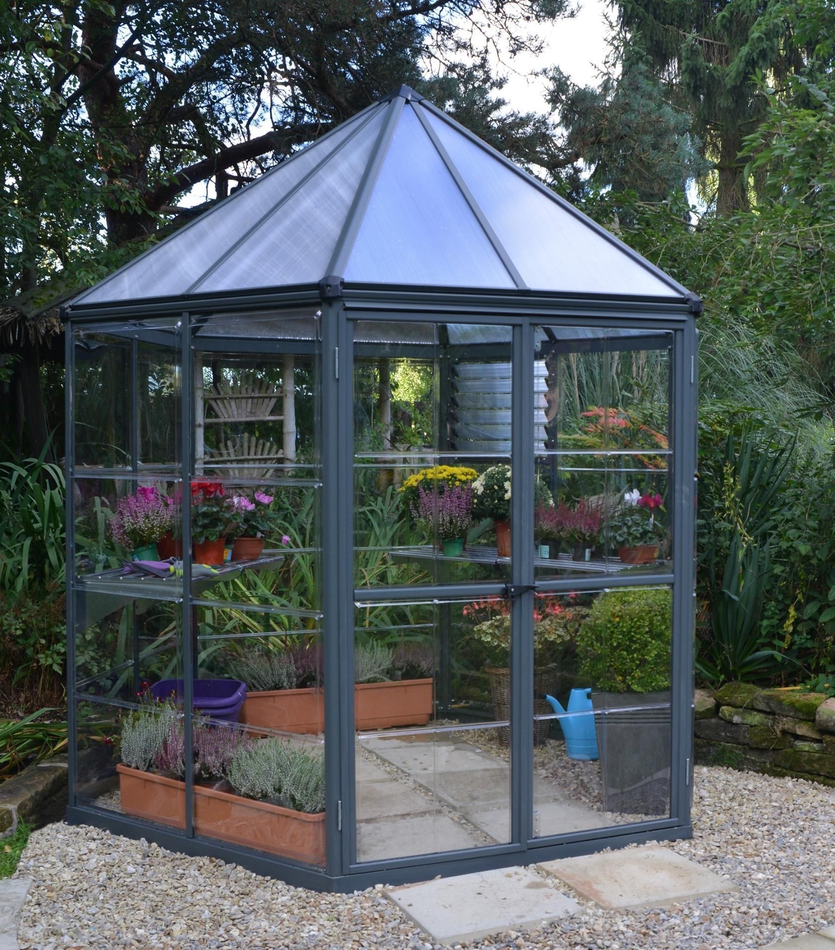 Foto van Palram – Canopia Oasis Hexagonal Tuinkas