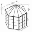 Foto van Palram – Canopia Oasis Hexagonal Grijs