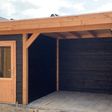 Foto van WoodAcademy Douglas enkele deur half glas 193x78 cm - linksdraaiend