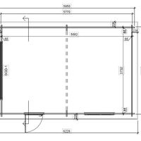 Foto van Graed houten garage Modern