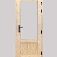 Foto van Graed houten garage met carport Able Large