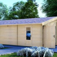Foto der Graed Holzgarage Hangar