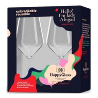 Foto van HappyGlass HG501 Glass - Lady Abigail (Wine 2 stuks)