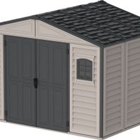 Foto van Duramax WoodBridge II 10.5x8 Kunststof Tuinhuis