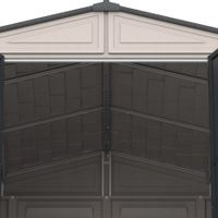 Foto van Duramax WoodBridge II 10.5x8 Kunststof Tuinhuis