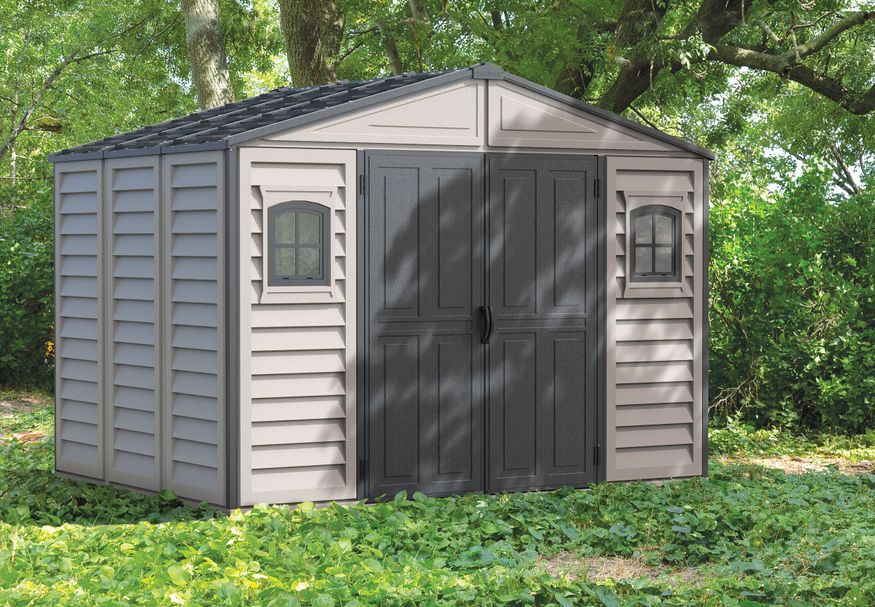 Duramax WoodBridge II 10.5 x 8 Kunststoff Gartenhaus Foto von Duramax WoodBridge II 10.5 x 8 Kunststoff Gartenhaus