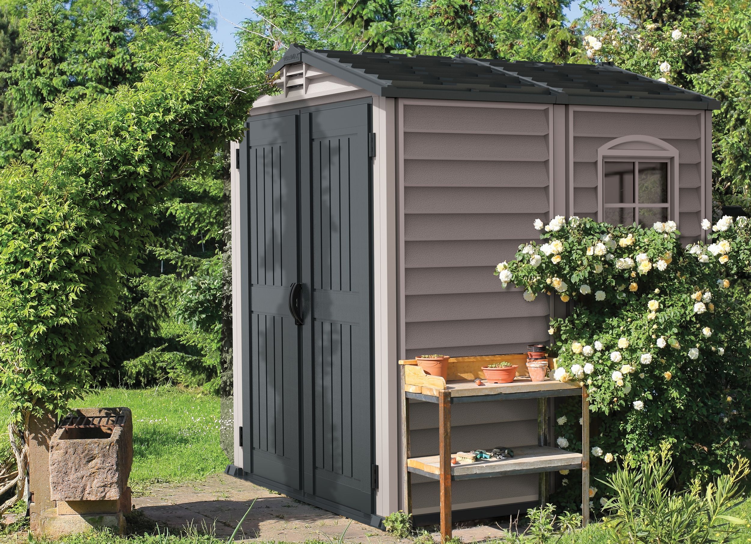 Foto der Duramax Storemate Plus Kunststoff Gartenhaus