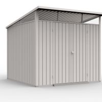 Foto van Duramax Palladium 8x6 metalen tuinhuis met dubbele deur