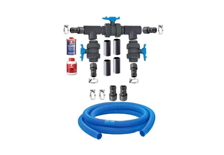 Azalp Bypass-Set Luxe voor zwembad warmtepompen (O) Foto van Azalp Bypass-Set Luxe voor zwembad warmtepompen (O)