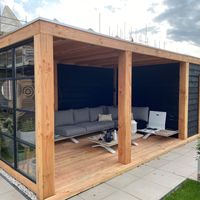 Foto van WoodAcademy Douglas enkele deur Hout - links draaiend