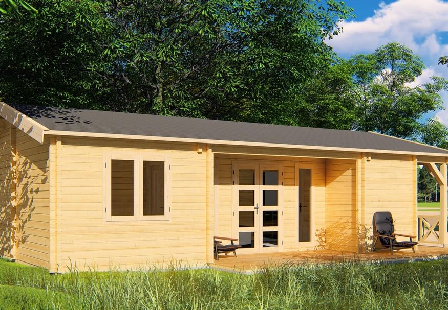 Graed 30620 Chalet Hopeful 595x1000 cm - 68mm Foto van Graed 30620 Chalet Hopeful 595x1000 cm - 68mm
