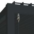 Foto van Mirador Deluxe aluminium carport 6x3 - antraciet