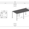 Foto van Mirador Deluxe aluminium carport 6x3 - wit
