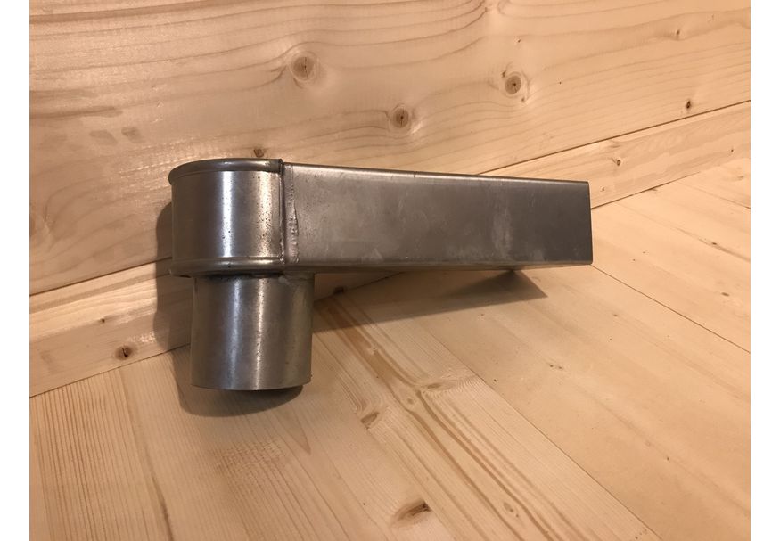 Azalp Onderdeel (stadsuitloop) t.b.v. dakdoorvoer zink Foto van Azalp Onderdeel (stadsuitloop) t.b.v. dakdoorvoer zink