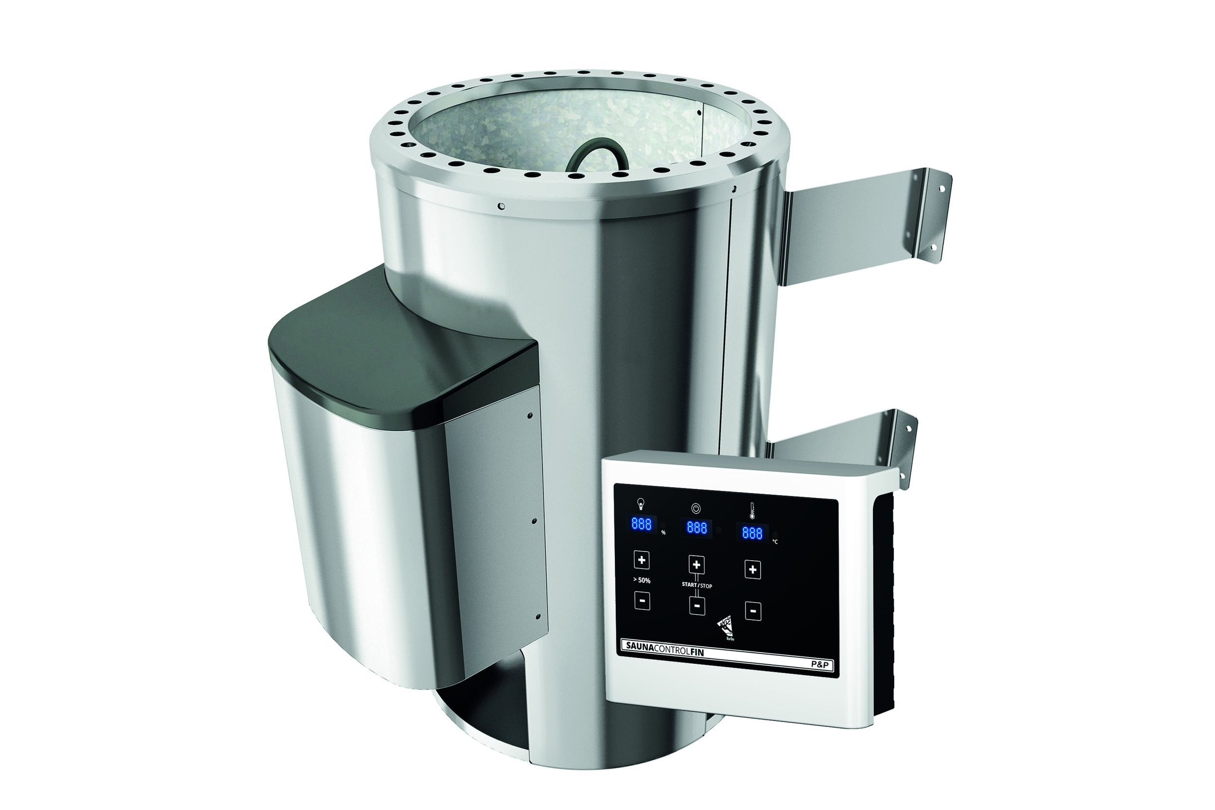Foto van Karibu saunakachel 3.6 kW plug and play met ext. besturing