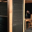 Foto van WoodAcademy shutter wand 220x87 cm - zwart