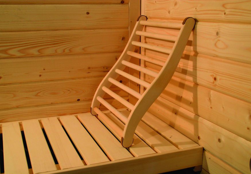 Foto van Karibu ergonomische rugsteun - populierenhout (46707)