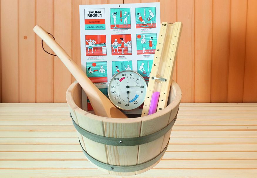 Foto van Karibu sauna accessoire starterset - 6 delig (47034)