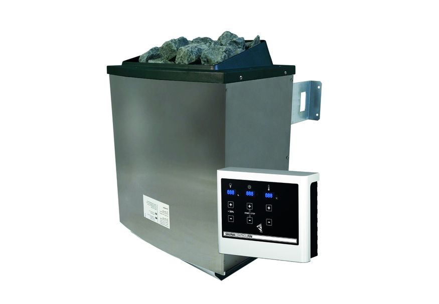 Foto van Karibu saunakachel 9 kW + Easy besturing + saunastenen (26985)