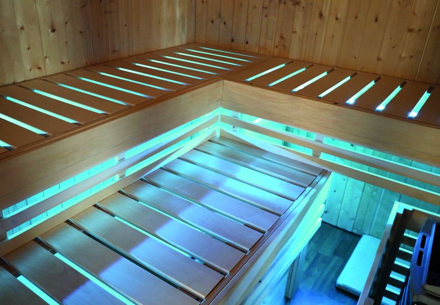 Karibu LED sauna onderbankverlichting set (36687) Foto van Karibu LED sauna onderbankverlichting set (36687)