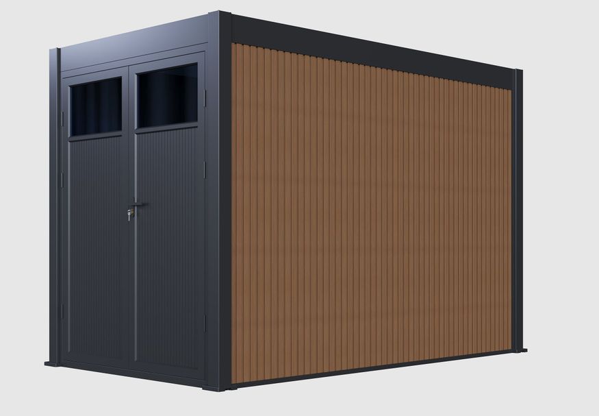 Foto van Porchenzo tuinhuis Paros Max 3.6x2 - teak