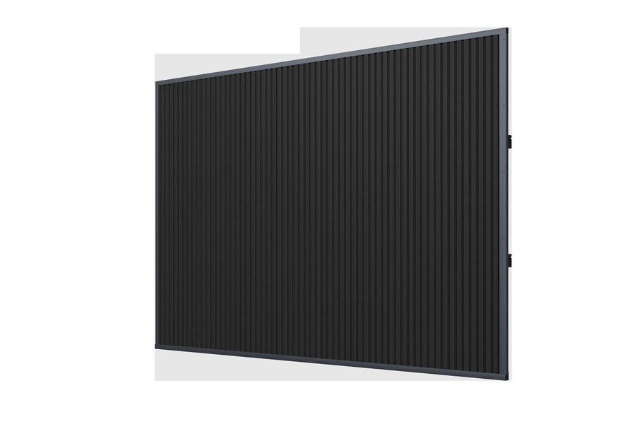 Porchenzo WPC design wand 360 cm - antraciet* Foto van Porchenzo WPC design wand 360 cm - antraciet*