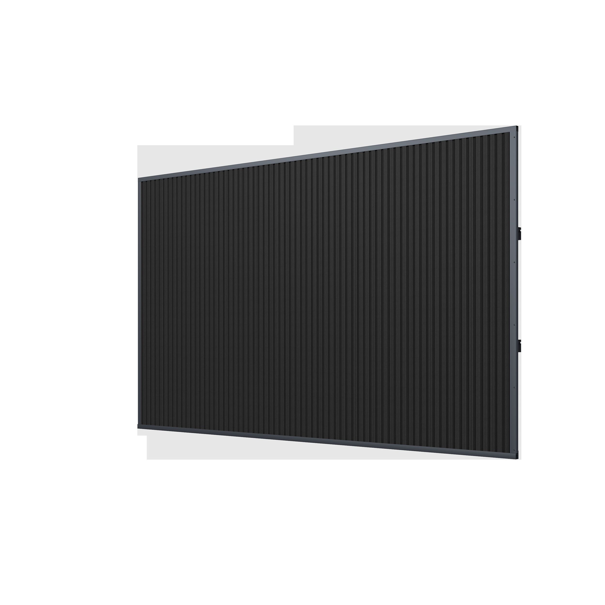 Foto van Porchenzo WPC design wand 400 cm - antraciet